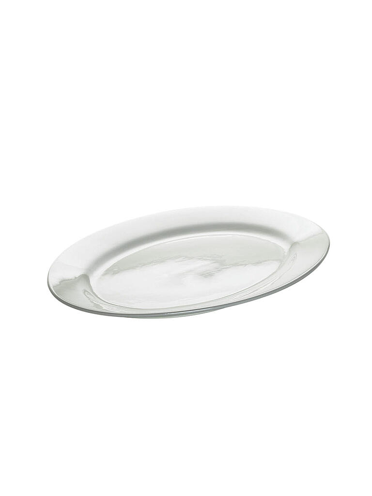 MAXWELL & WILLIAMS | Platte Oval mit Fahne 40cm Round White Basics | weiß
