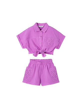 MAYORAL | Mädchen Set 2-teilig Bluse und Shorts