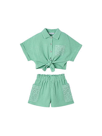 MAYORAL | Mädchen Set 2-teilig Bluse und Shorts