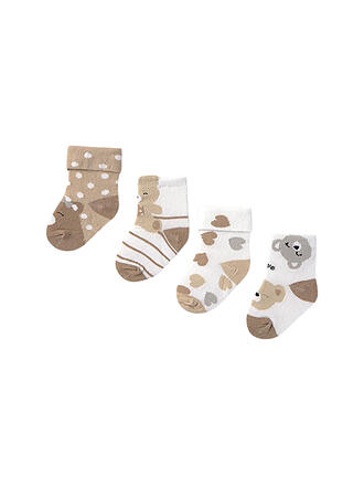 MAYORAL | Baby Socken 4er Pkg. beige