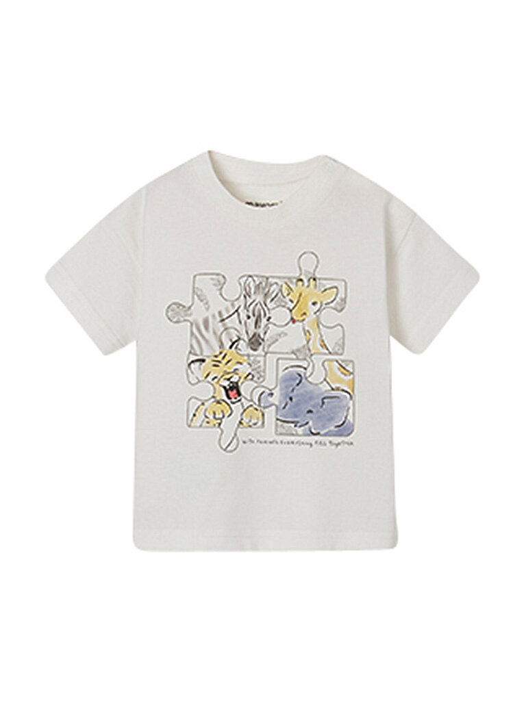 MAYORAL Baby Jungen T-Shirt weiß | 92