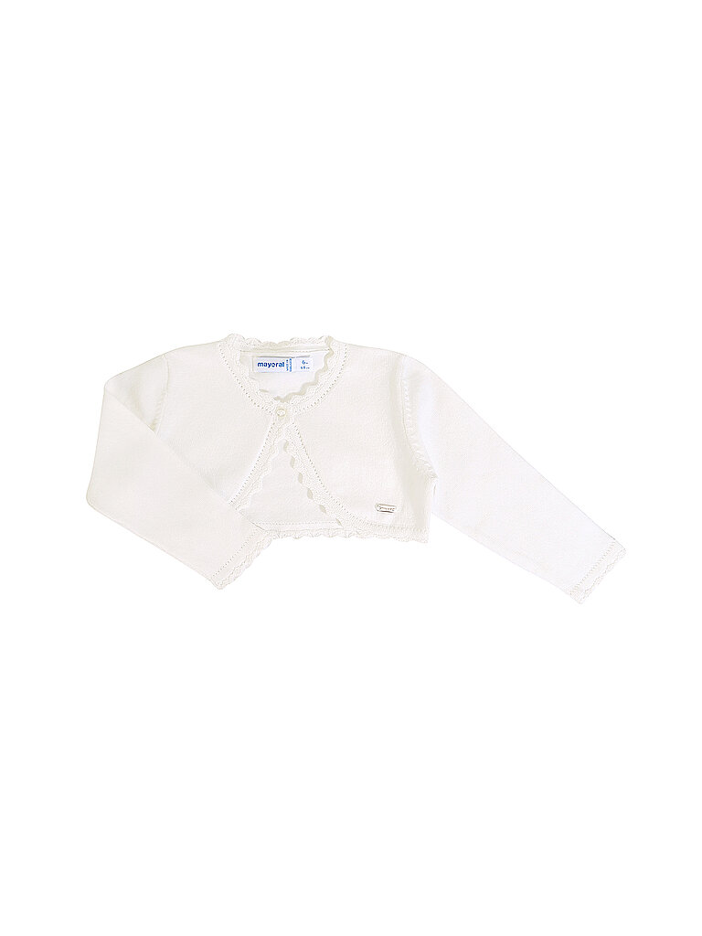 MAYORAL Baby Mädchen Strickjacke creme | 92