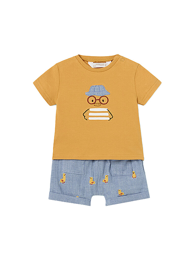 MAYORAL Baby Set 2-teilig T-Shirt und Shorts gelb | 56