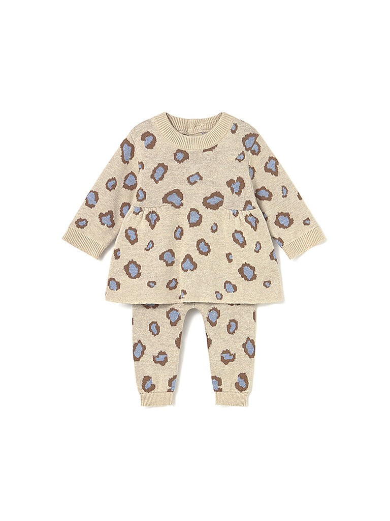MAYORAL Baby Set 2-teilig Kleid und Hose beige | 62