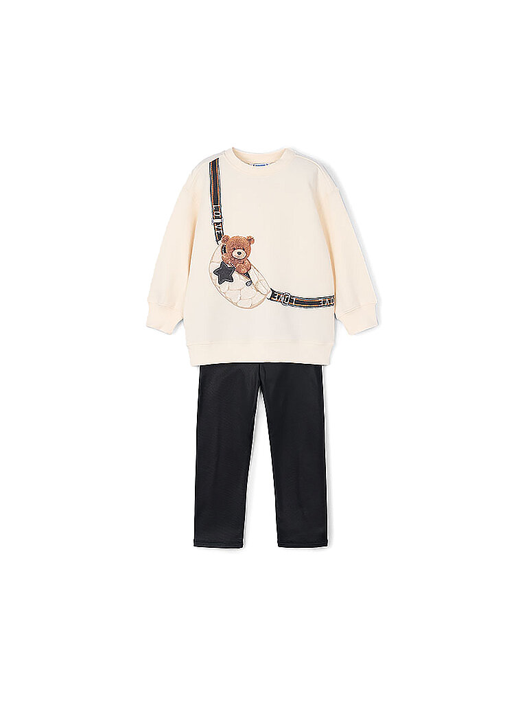 MAYORAL Mädchen Set 2-teilig Pullover und Leggings schwarz | 92