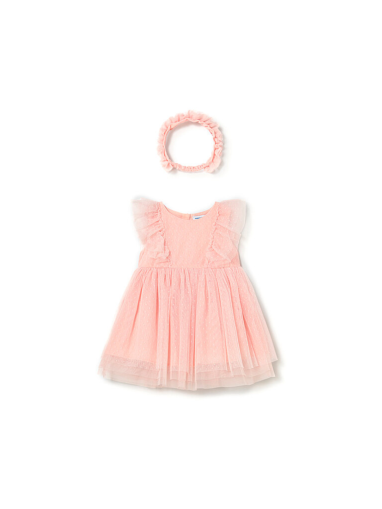 MAYORAL Baby Mädchen Kleid mit Haarband rosa | 68