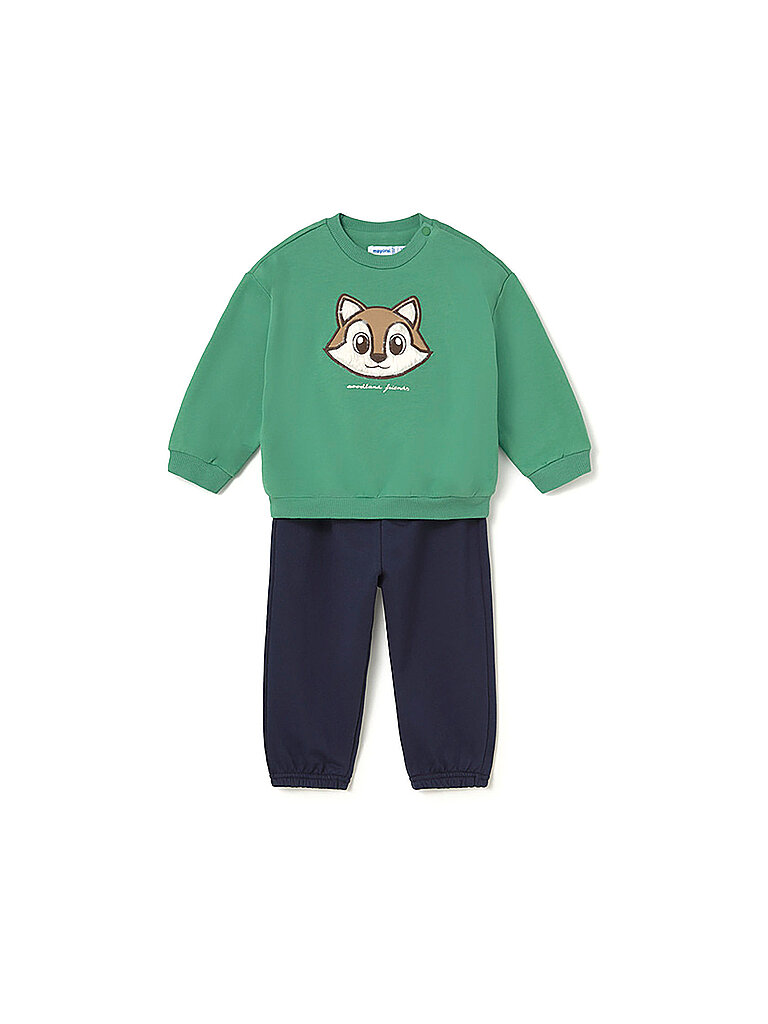 MAYORAL Baby Set 2-teilig Pullover und Hose grün | 68