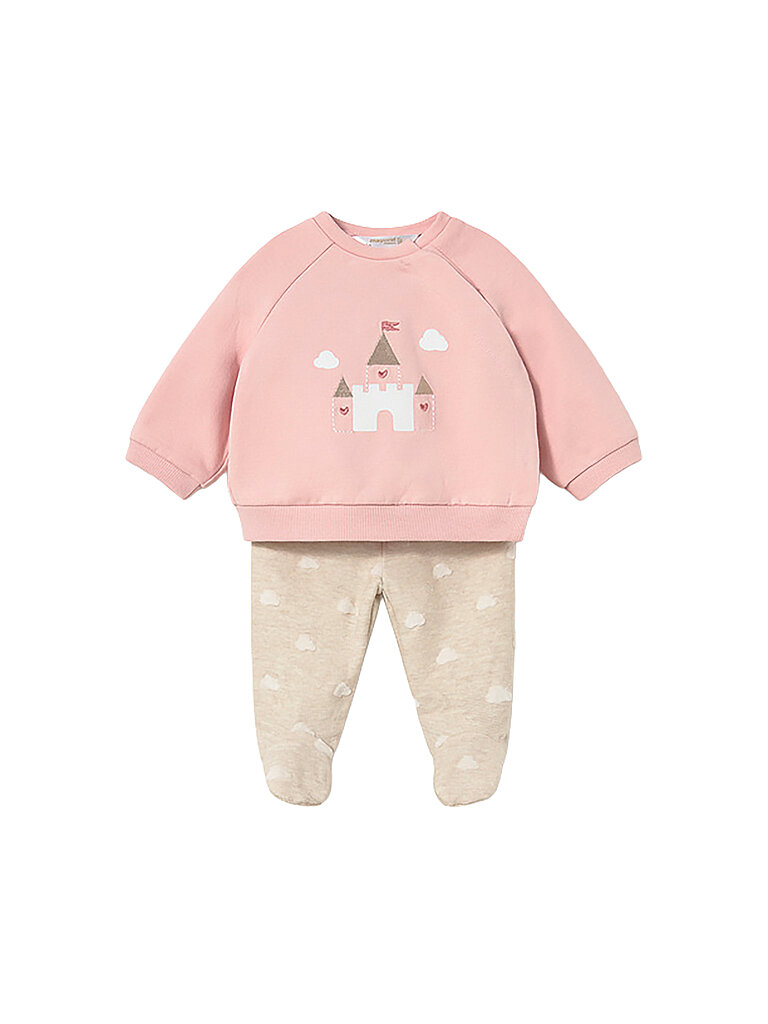 MAYORAL Baby Set 2er Set Sweater und Hose rosa | 74
