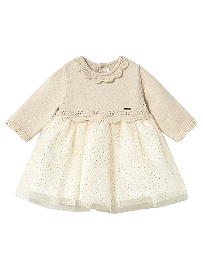 MAYORAL Baby Mädchen Kleid creme | 80