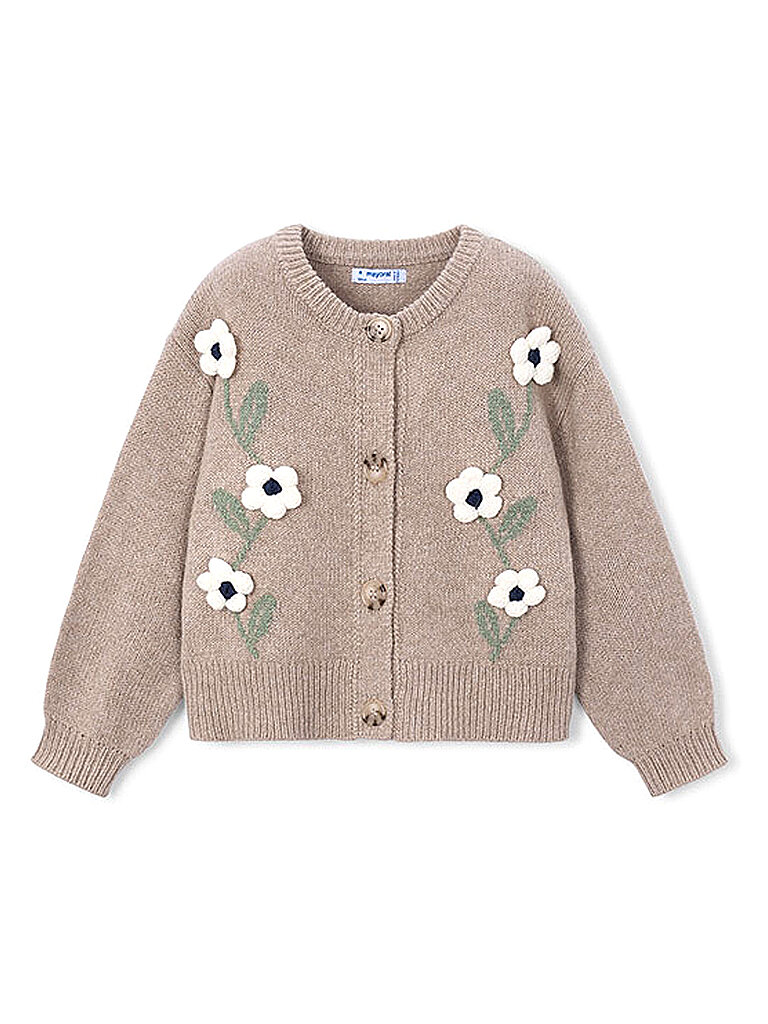 MAYORAL Mädchen Strickjacke  beige | 140