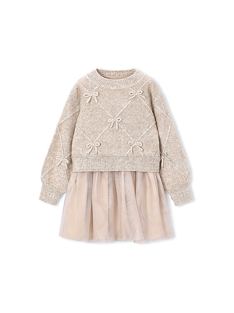 MAYORAL Mädchen Kleid mit Pullover  beige | 98