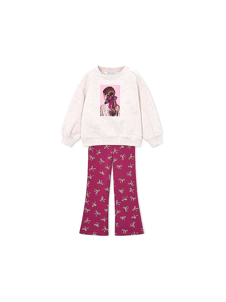 MAYORAL Mädchen Set 2-teilig- Pullover und Hose beere | 98