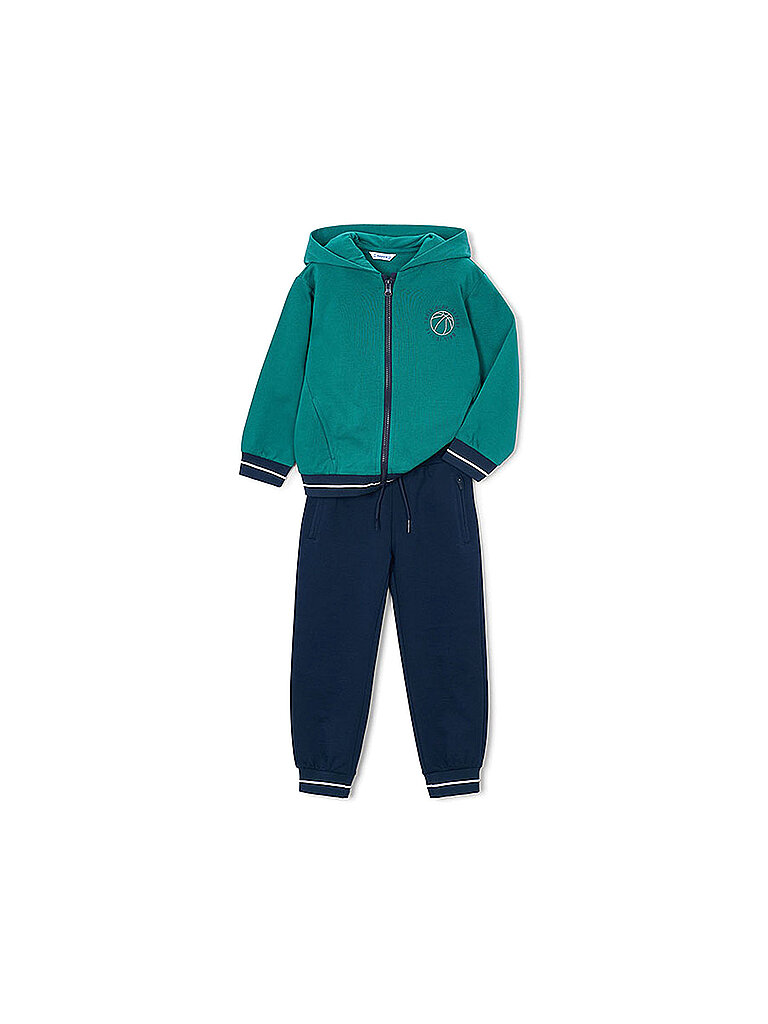 MAYORAL Jungen Set 2-teilig Sweatjacke und Jogginghose dunkelgrün | 116