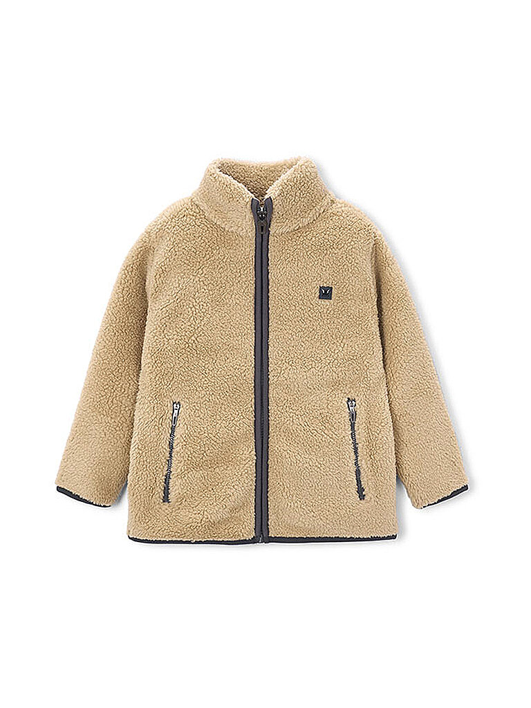 MAYORAL Jungen Jacke in Felloptik beige | 98