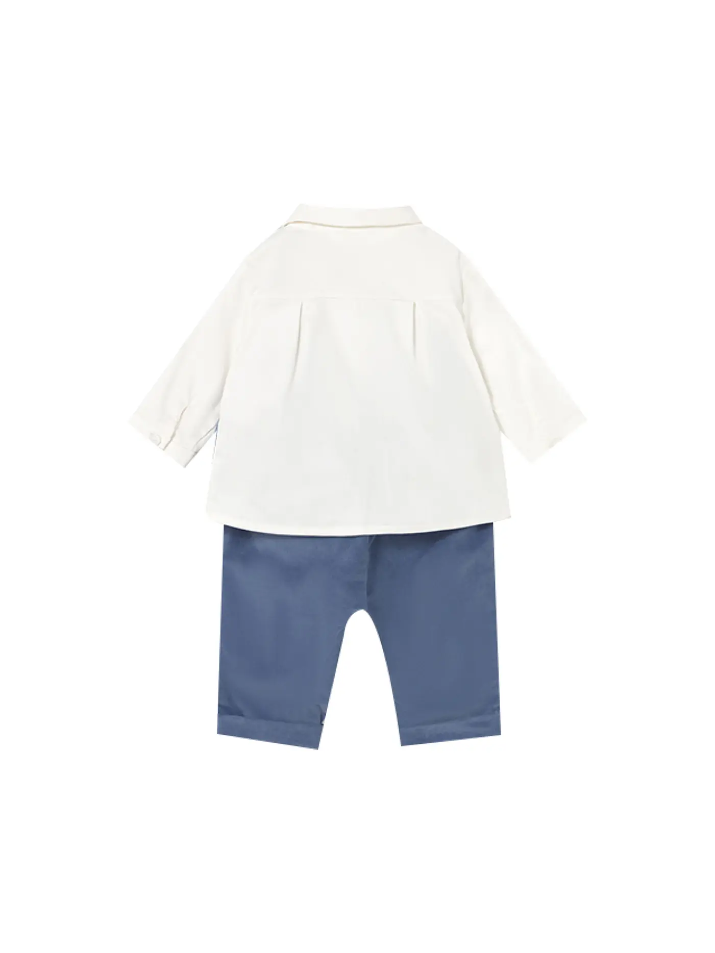 MAYORAL | Baby Jungen Set 3-teilig Hemd, Hose und Fliege | blau