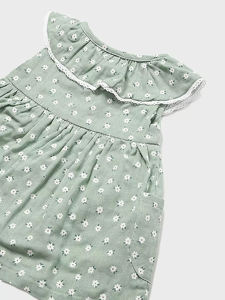 MAYORAL | Baby Kleid mit Haarband | hellgrün