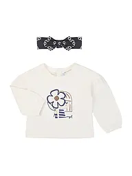 MAYORAL | Baby Langarmshirt mit Haareif | creme