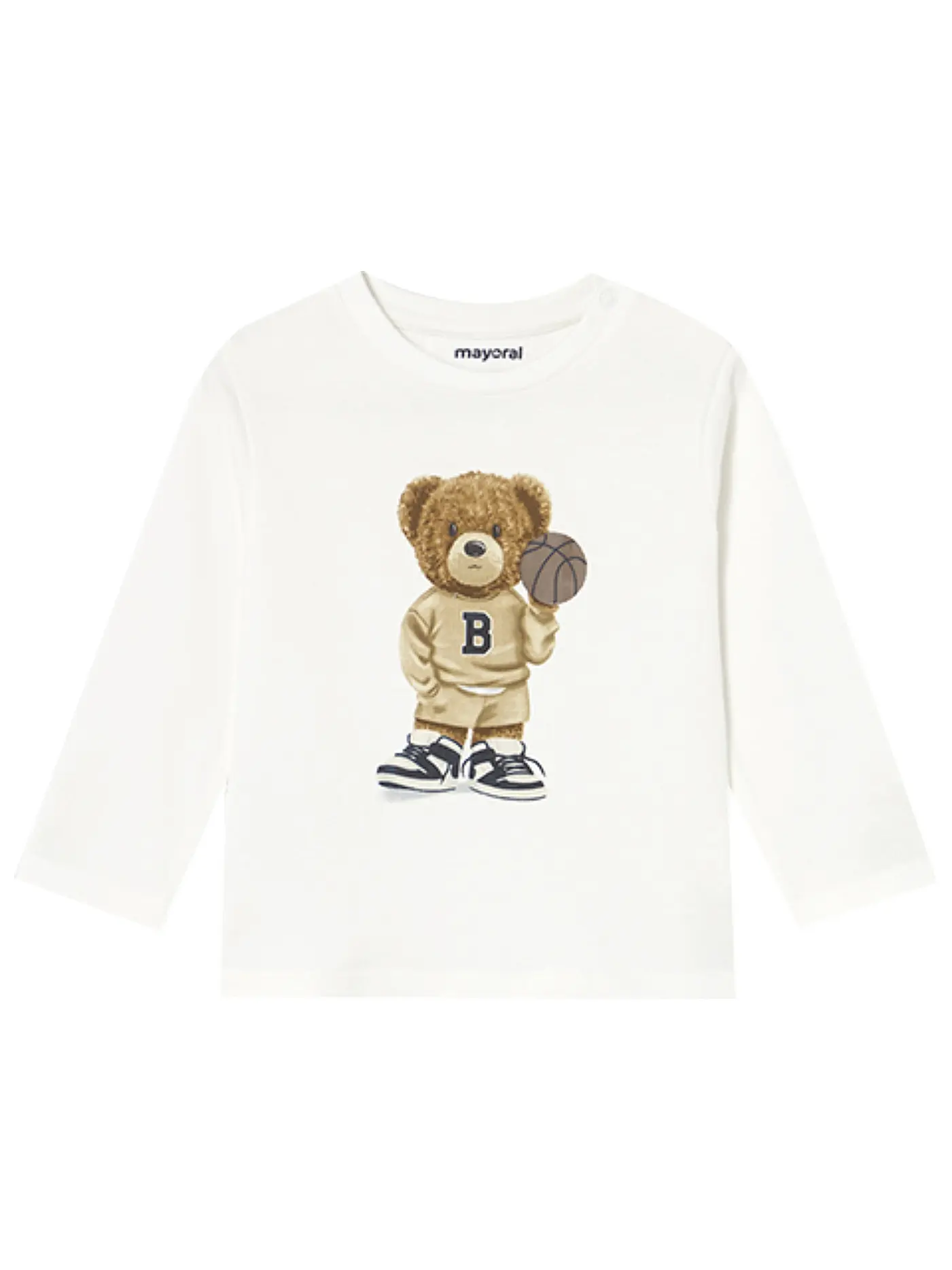 MAYORAL | Baby Langarmshirt | weiss