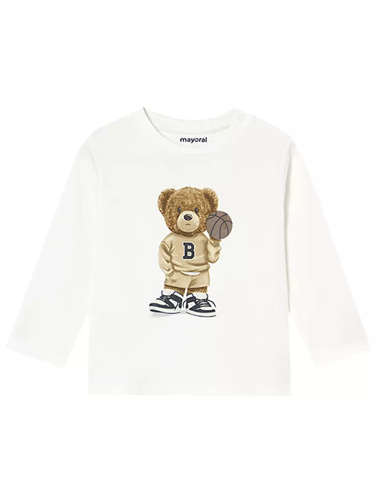 MAYORAL | Baby Langarmshirt | weiss