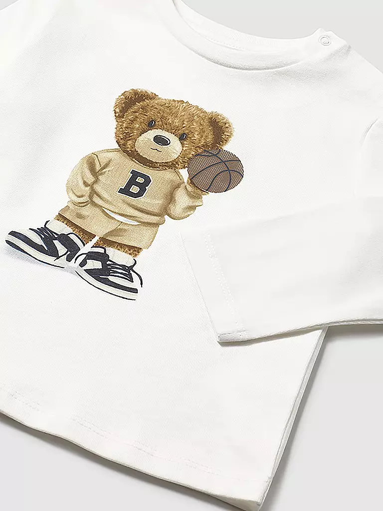 MAYORAL | Baby Langarmshirt | weiss