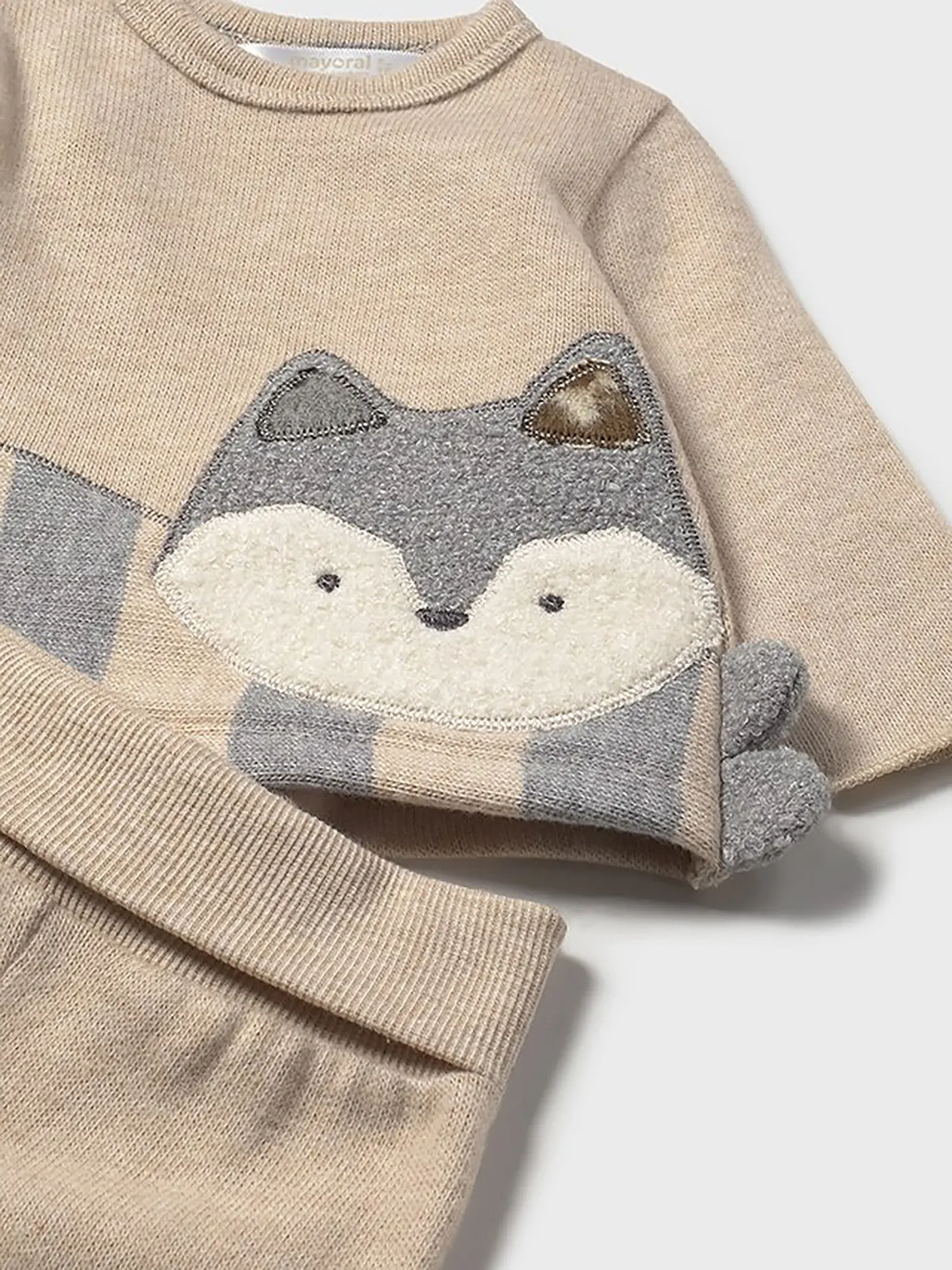 MAYORAL | Baby Set 2-teilig Langarmshirt und Stramplerhose | beige