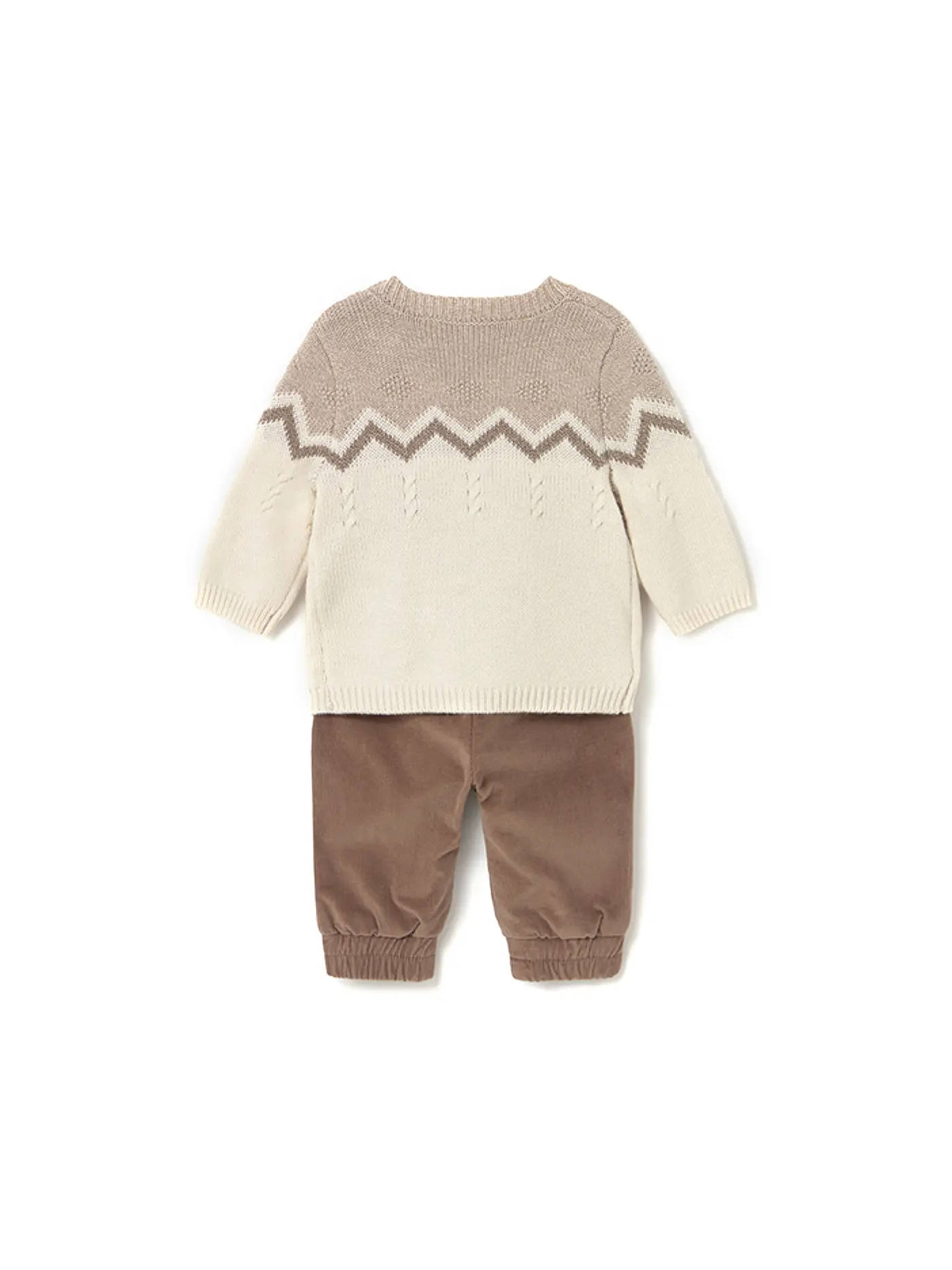 MAYORAL | Baby Set 2-teilig Pullover und Hose | braun