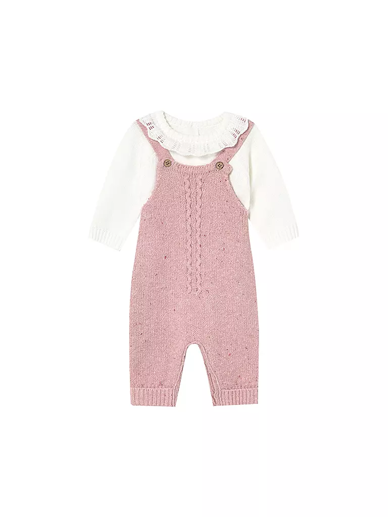 MAYORAL | Baby Set 2-teilig Pullover und Latzhose | rosa