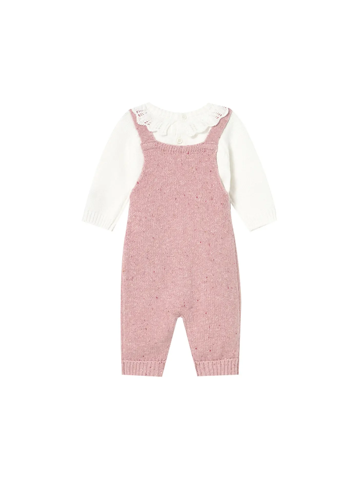 MAYORAL | Baby Set 2-teilig Pullover und Latzhose | rosa