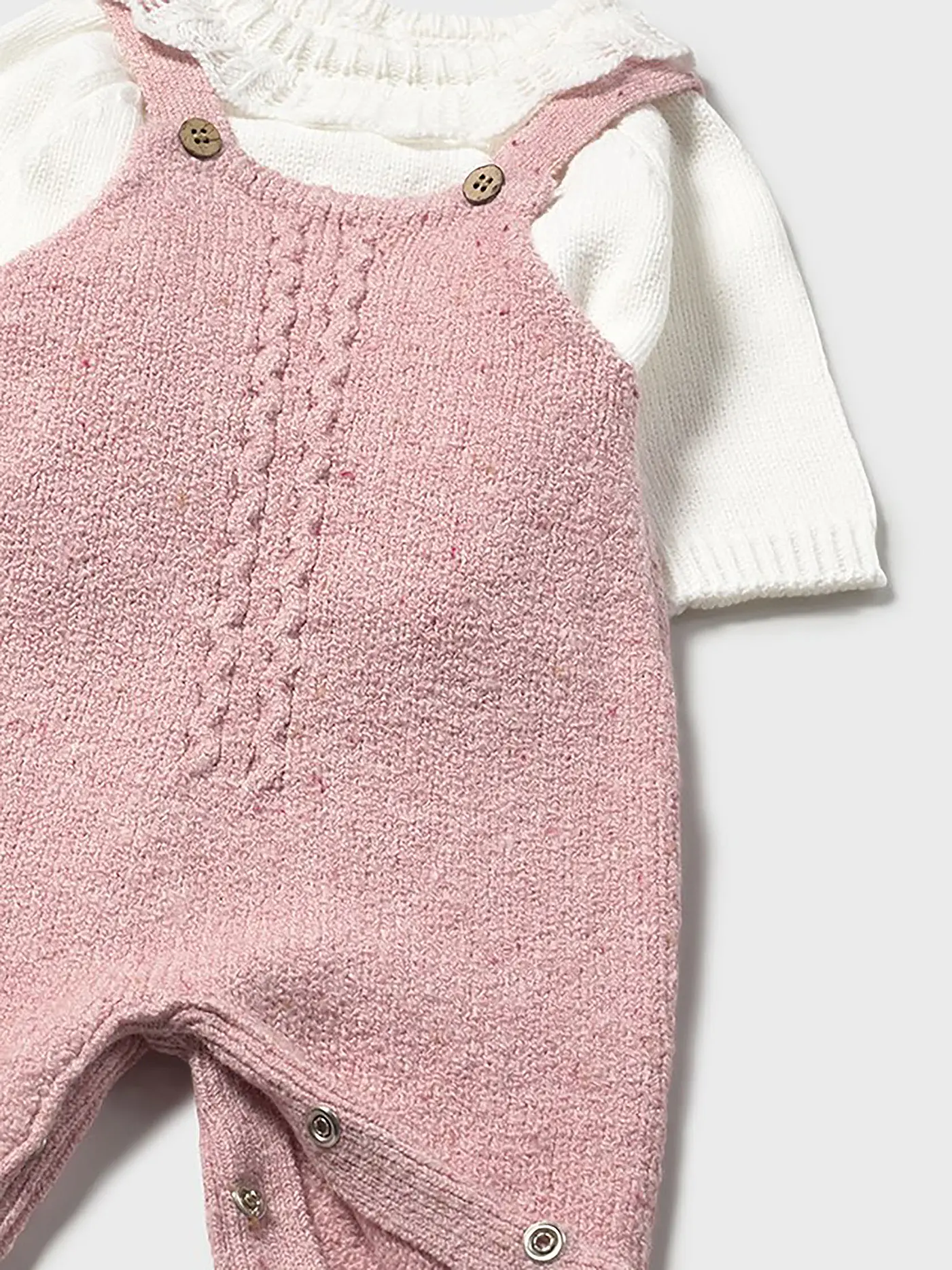 MAYORAL | Baby Set 2-teilig Pullover und Latzhose | rosa