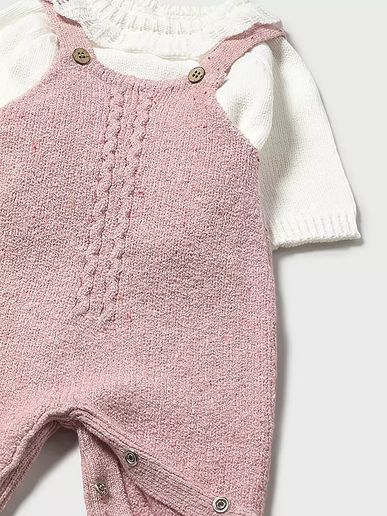 MAYORAL | Baby Set 2-teilig Pullover und Latzhose | rosa