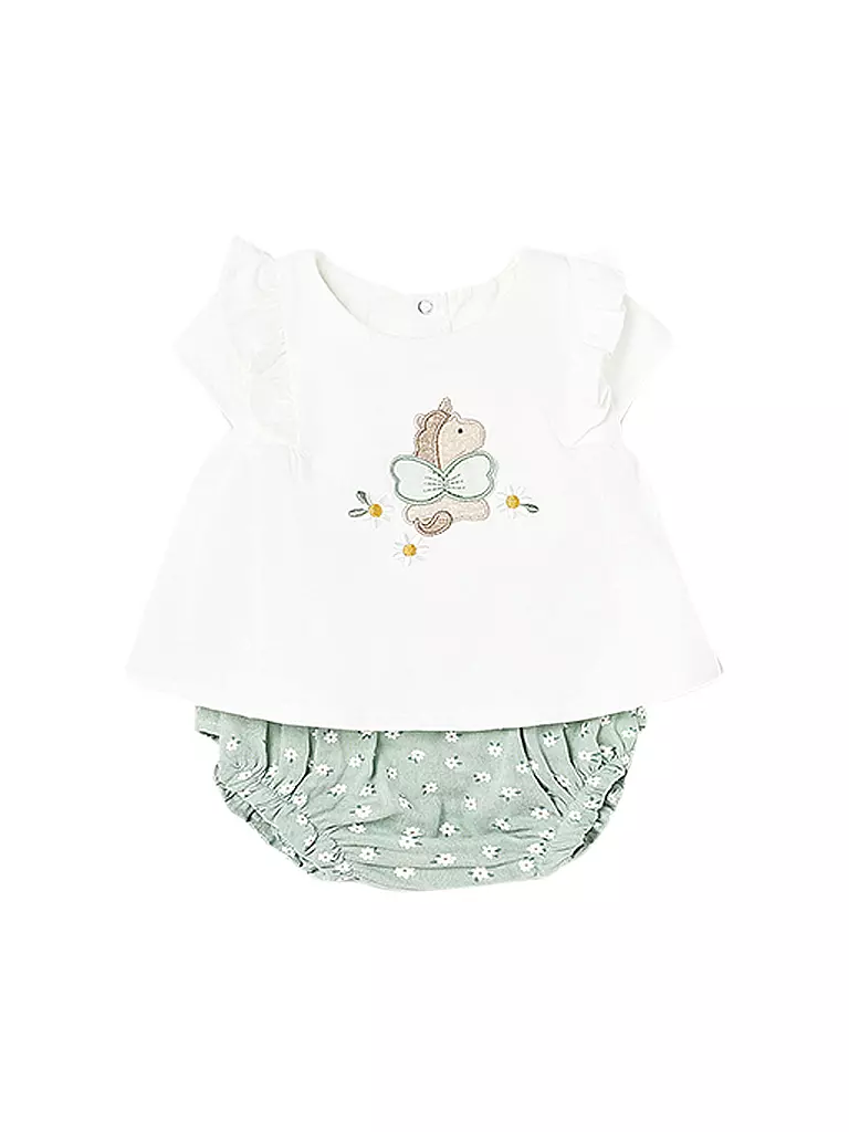 MAYORAL | Baby Set 2-teilig T-Shirt und Shorts | hellgrün