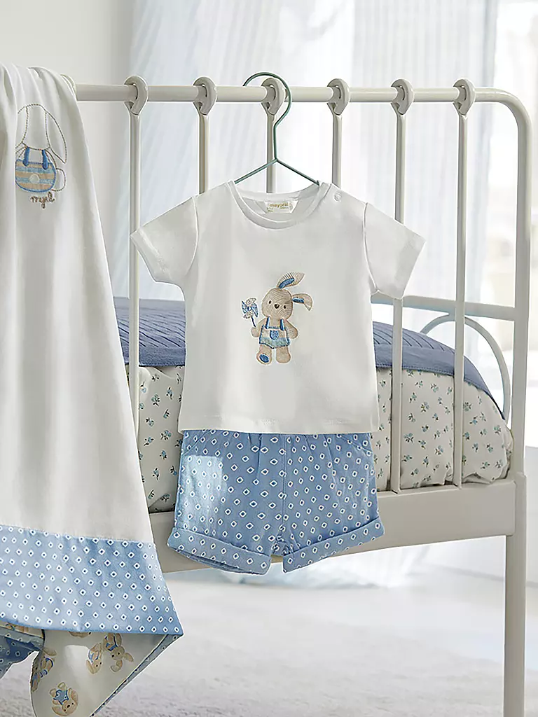 MAYORAL | Baby Set 2-teilig T-Shirt und Shorts | hellblau