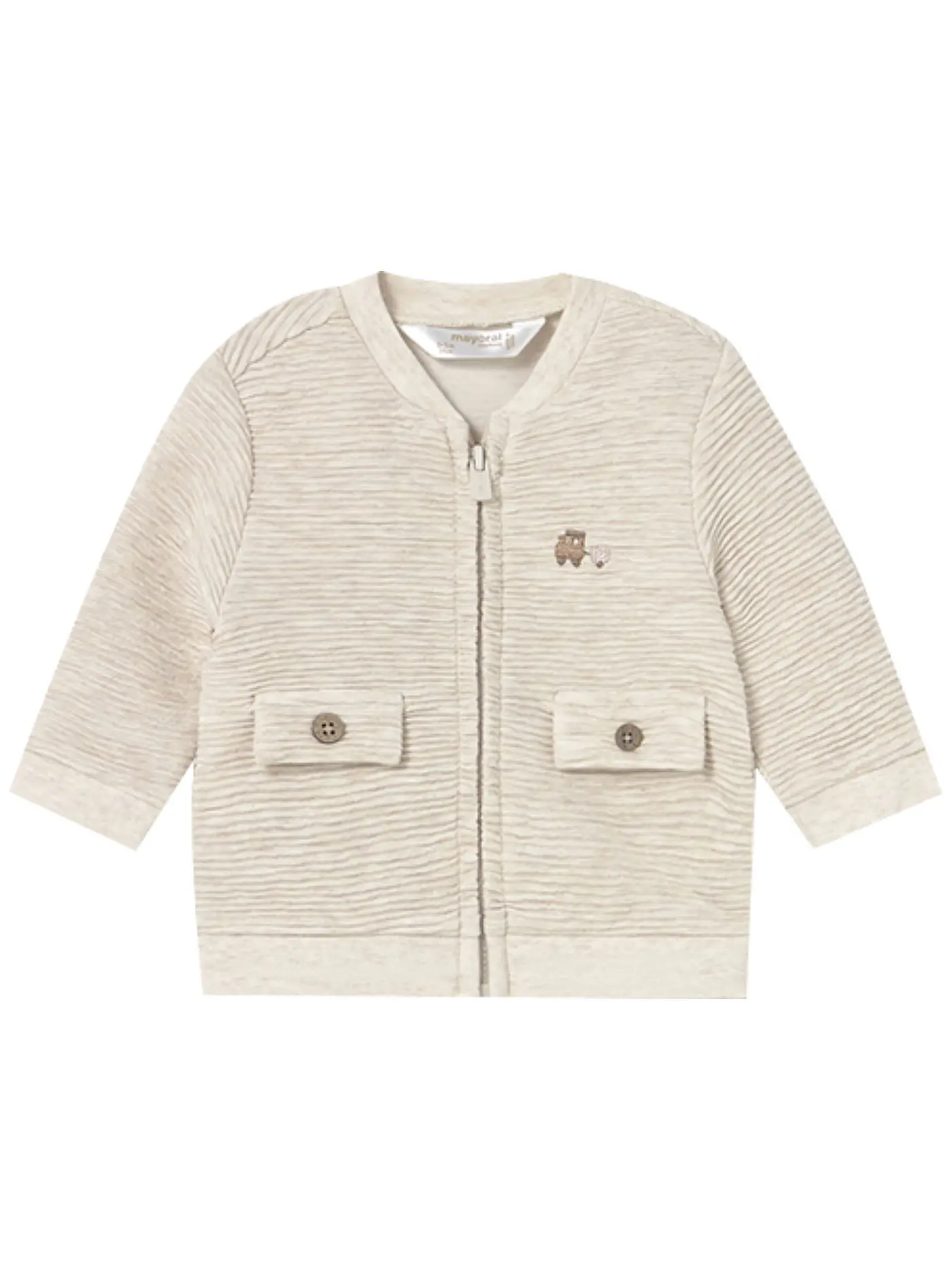 MAYORAL | Baby Set 3-teilig Jacke, Langarmshirt und Hose | beige