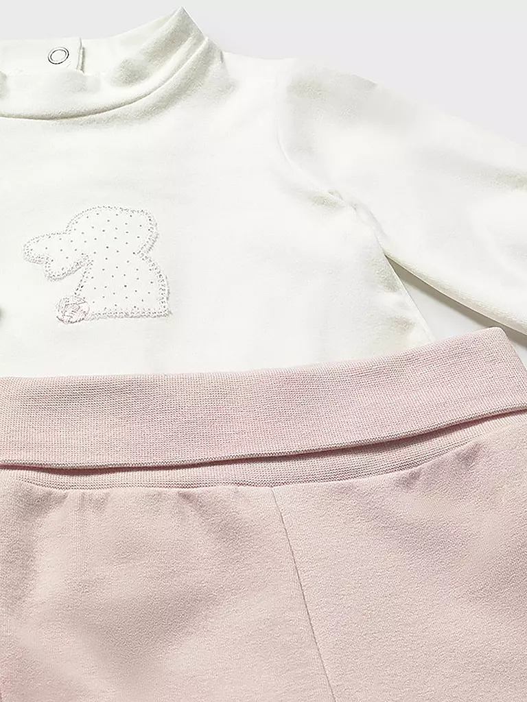 MAYORAL | Baby Set 3-teilig Jacke, Langarmshirt und Hose | rosa