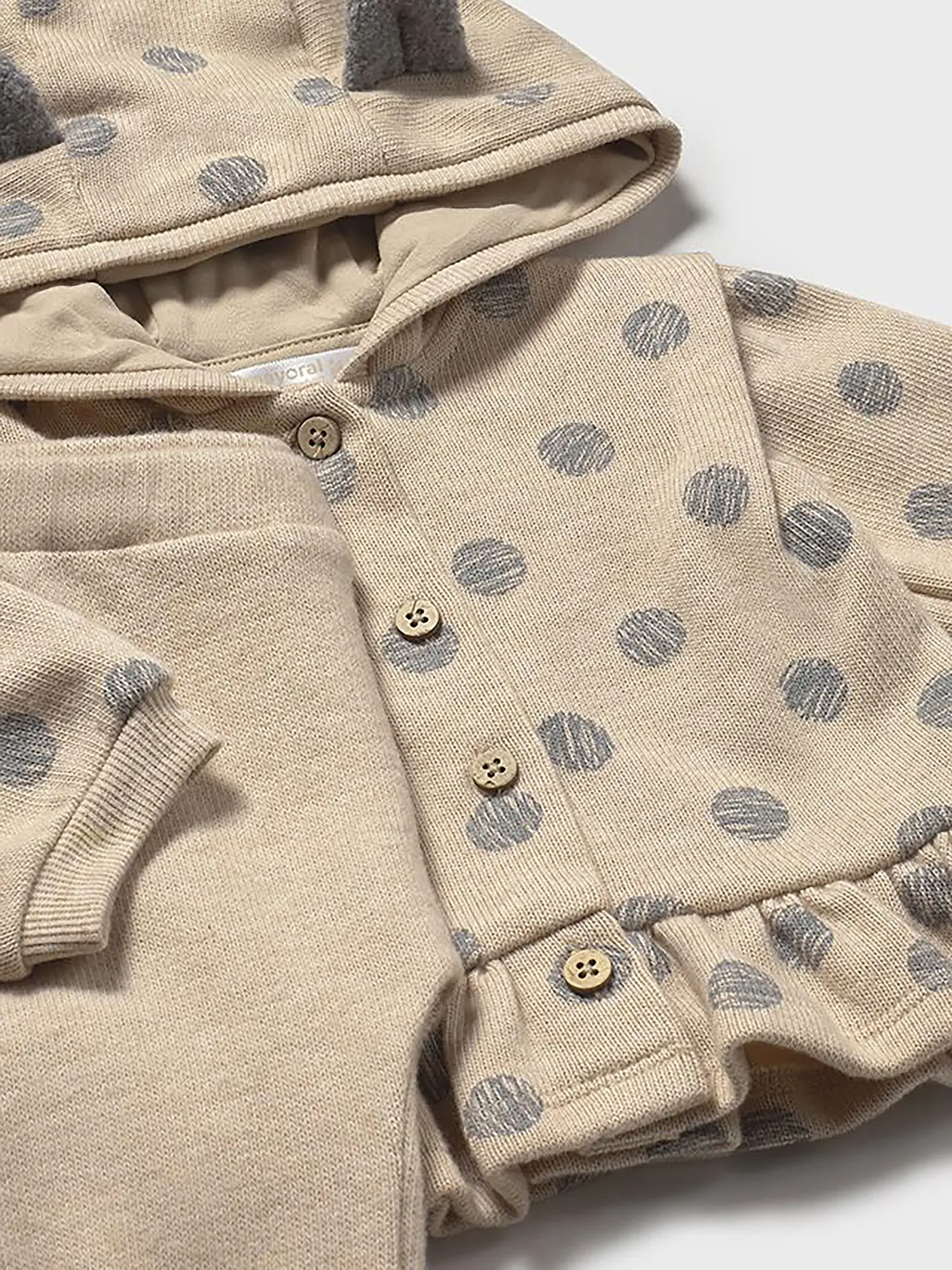 MAYORAL | Baby Set 3-teilig Jacke, Langarmshirt und Hose | beige