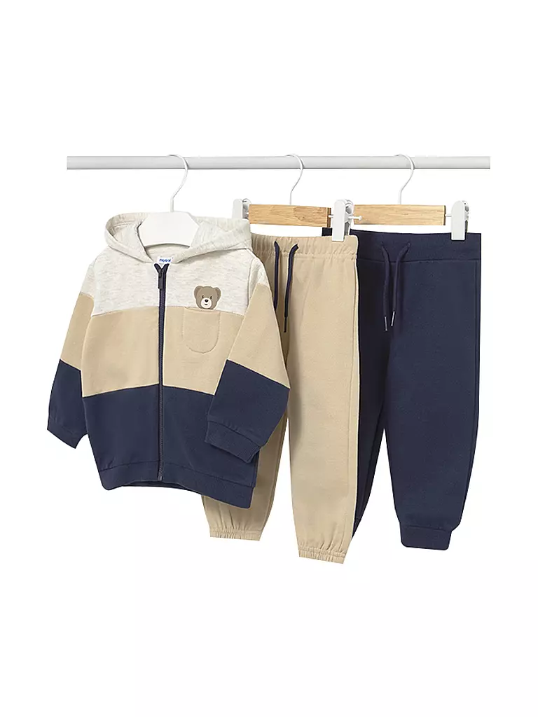 MAYORAL | Baby Set 3-teilig Jacke und Jogginghosen | blau