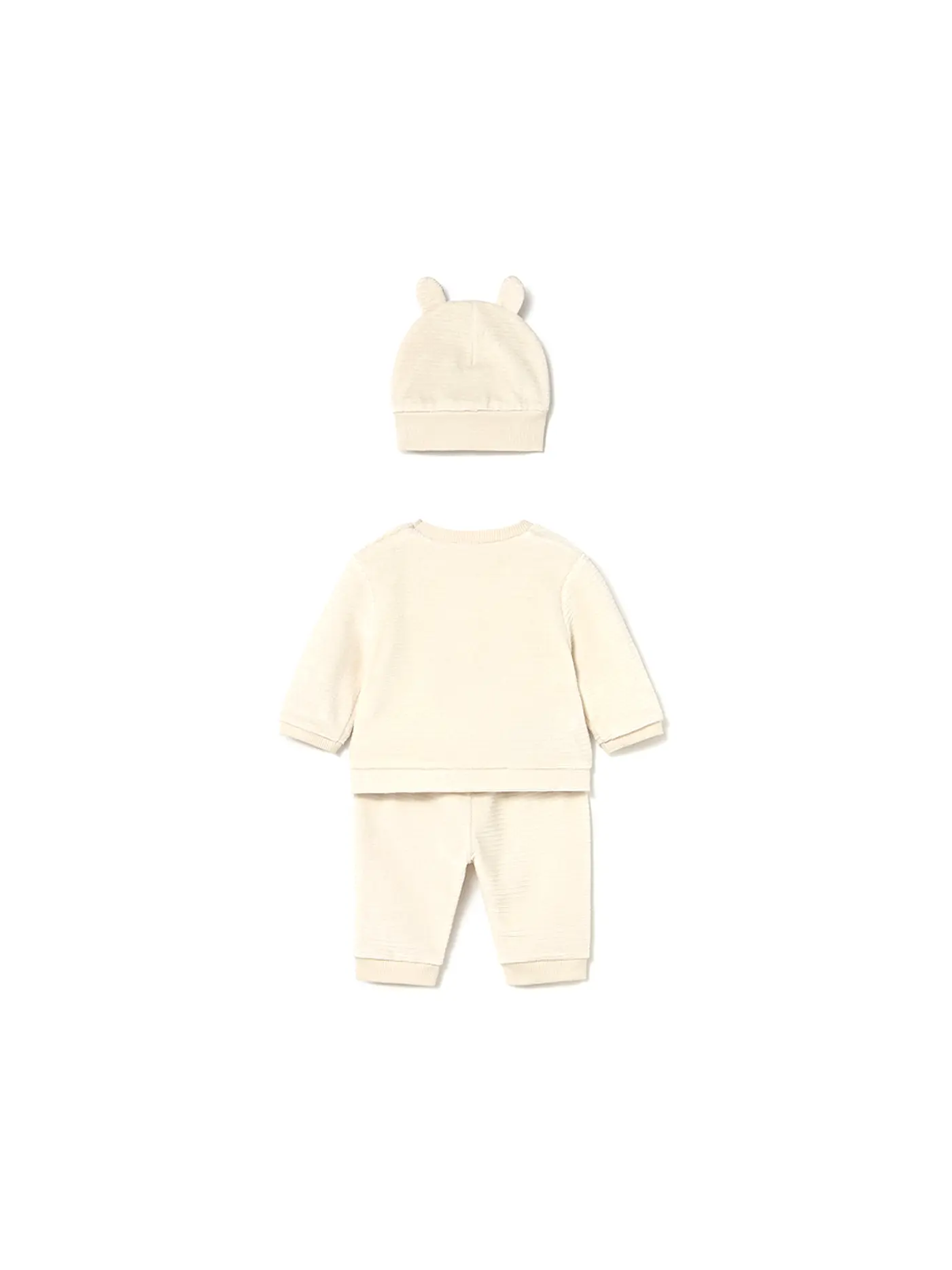MAYORAL | Baby Set 3-teilig Pullover, Hose, Mütze | creme