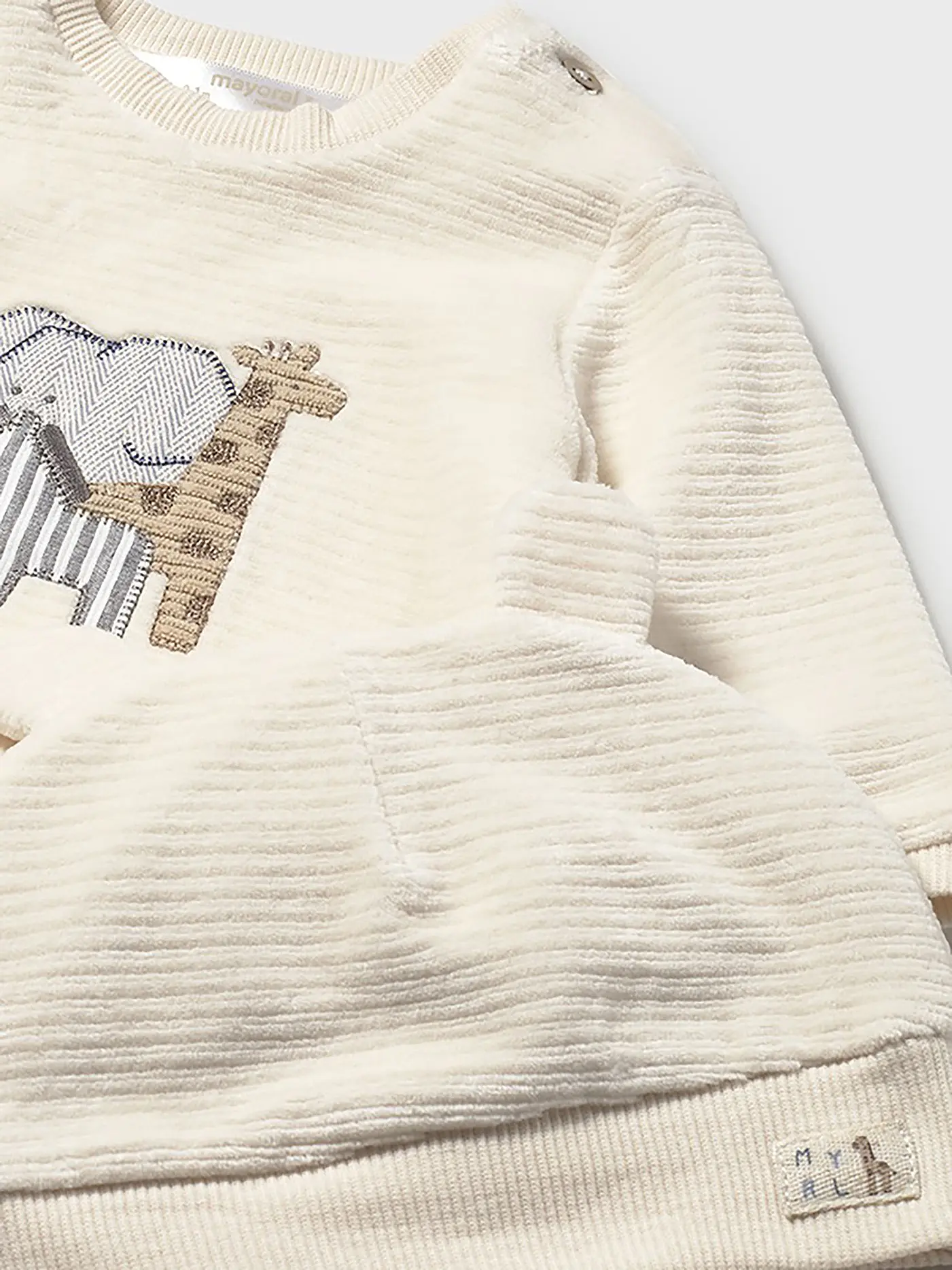 MAYORAL | Baby Set 3-teilig Pullover, Hose, Mütze | creme