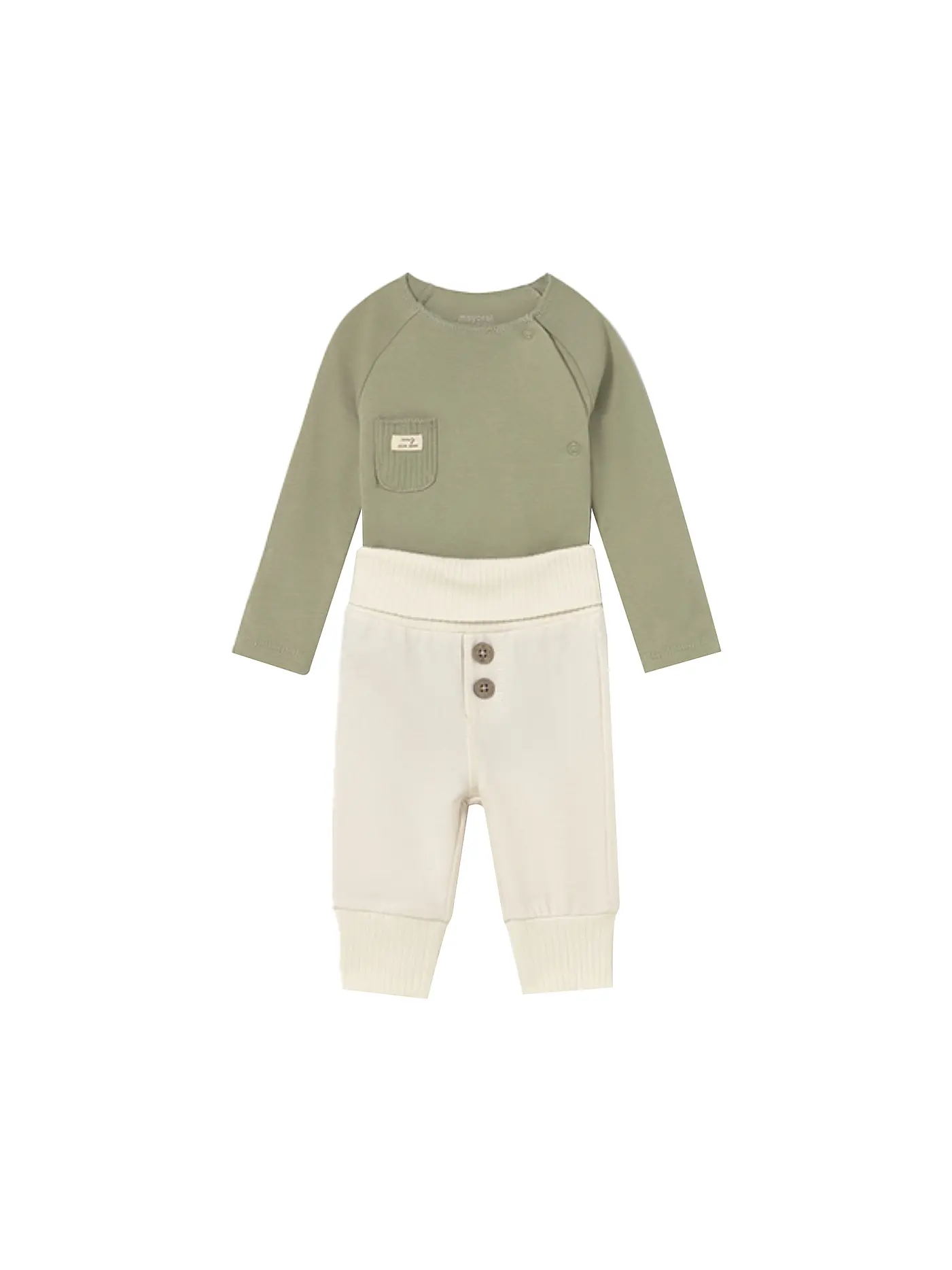 MAYORAL | Baby Set 4-teilig Bodys und Hosen | grün