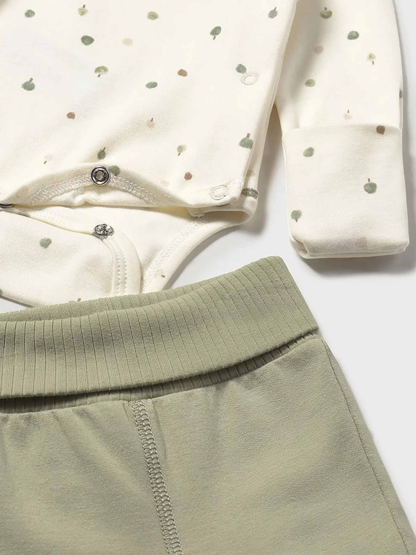 MAYORAL | Baby Set 4-teilig Bodys und Hosen | grün