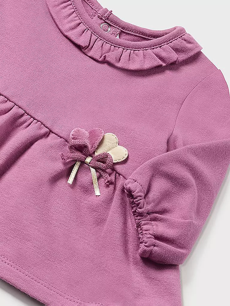 MAYORAL | Baby Set 4-teilig Langarmshirts und Leggings  | beere