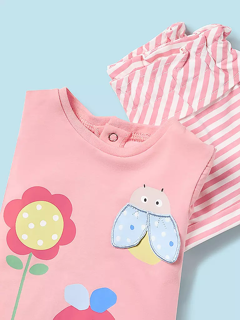 MAYORAL | Baby Set 4-teilig T-Shirts und Shorts | pink