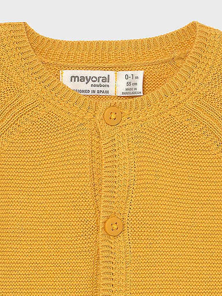 MAYORAL | Baby Strickjacke | gelb