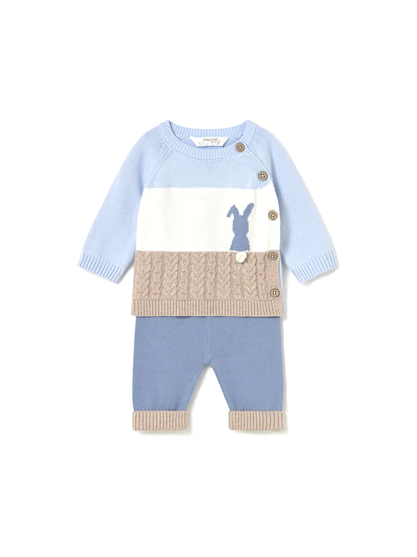MAYORAL | BabyJungen Set 2-teilig Pullover und Hose | blau
