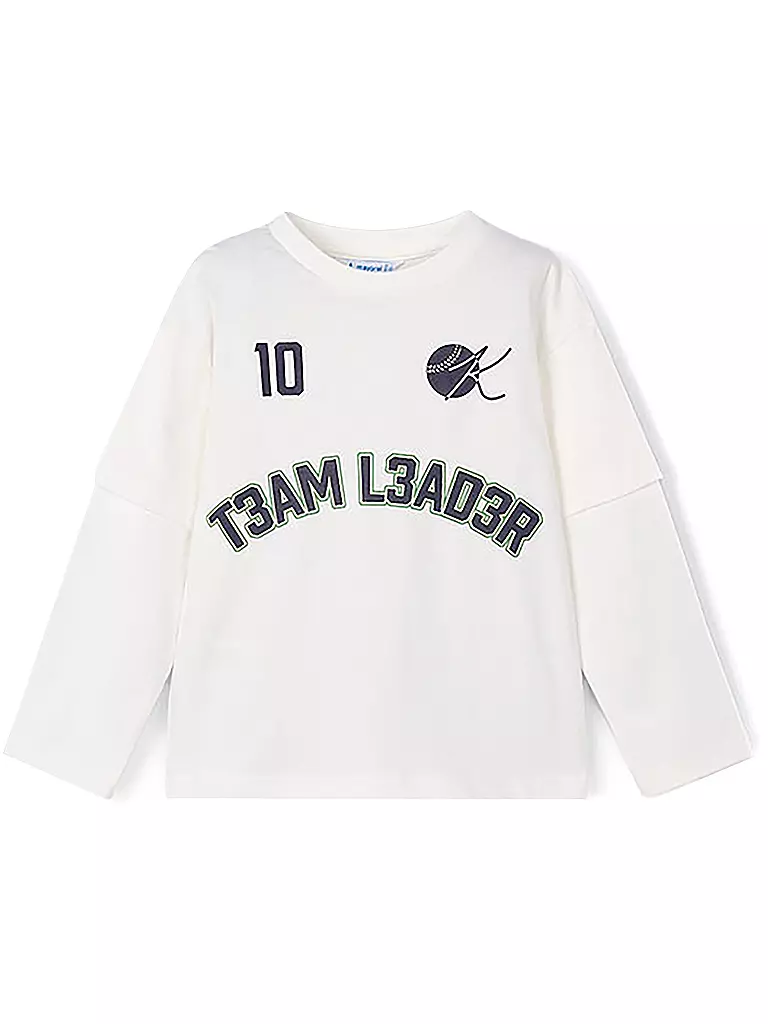 MAYORAL | Jungen Langarmshirt  | weiss