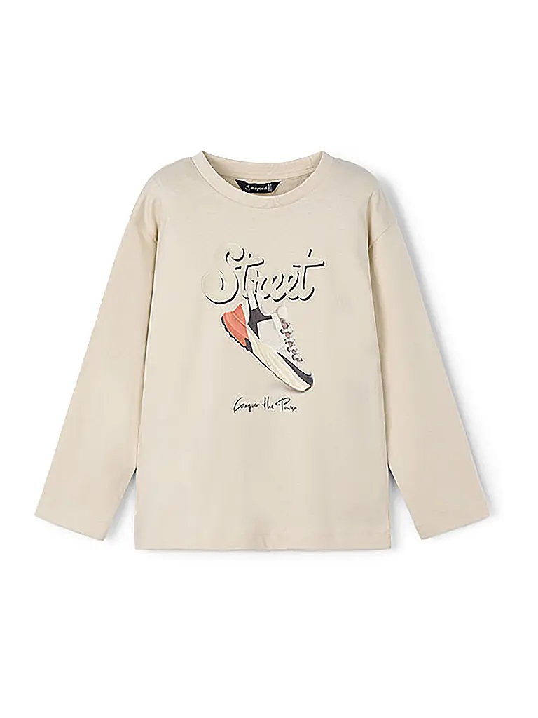 MAYORAL | Jungen Langarmshirt  | beige