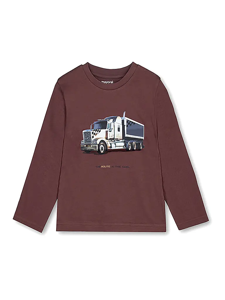 MAYORAL | Jungen Langarmshirt  | dunkelrot