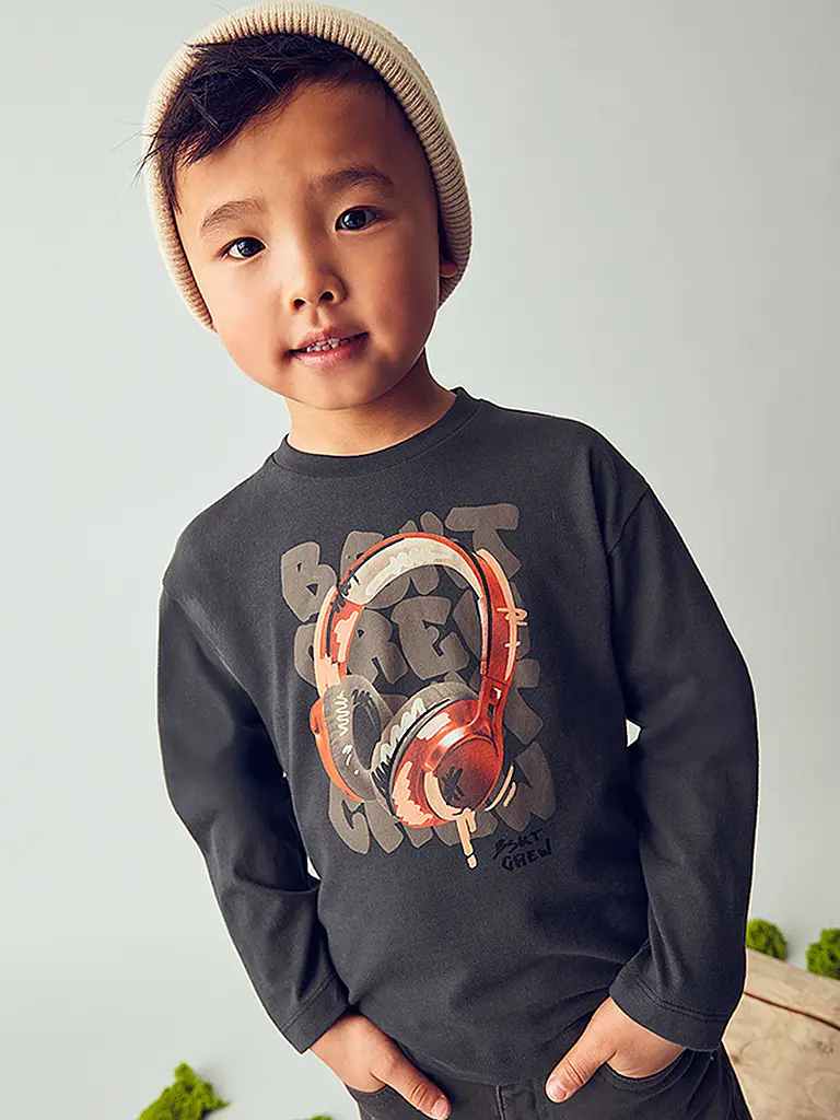 MAYORAL | Jungen Langarmshirt  | grau