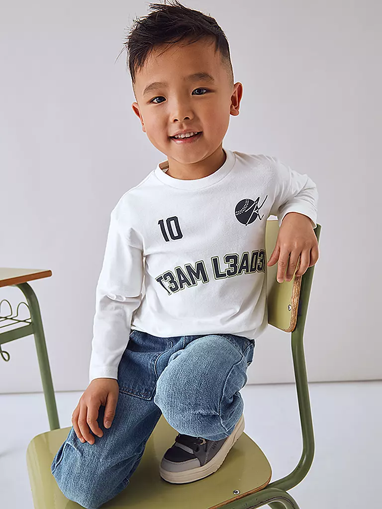 MAYORAL | Jungen Langarmshirt | weiss