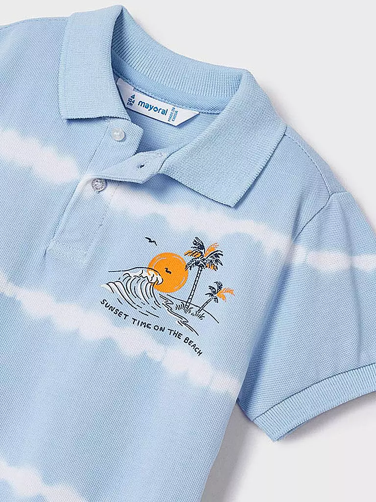 MAYORAL | Jungen Poloshirt | hellblau
